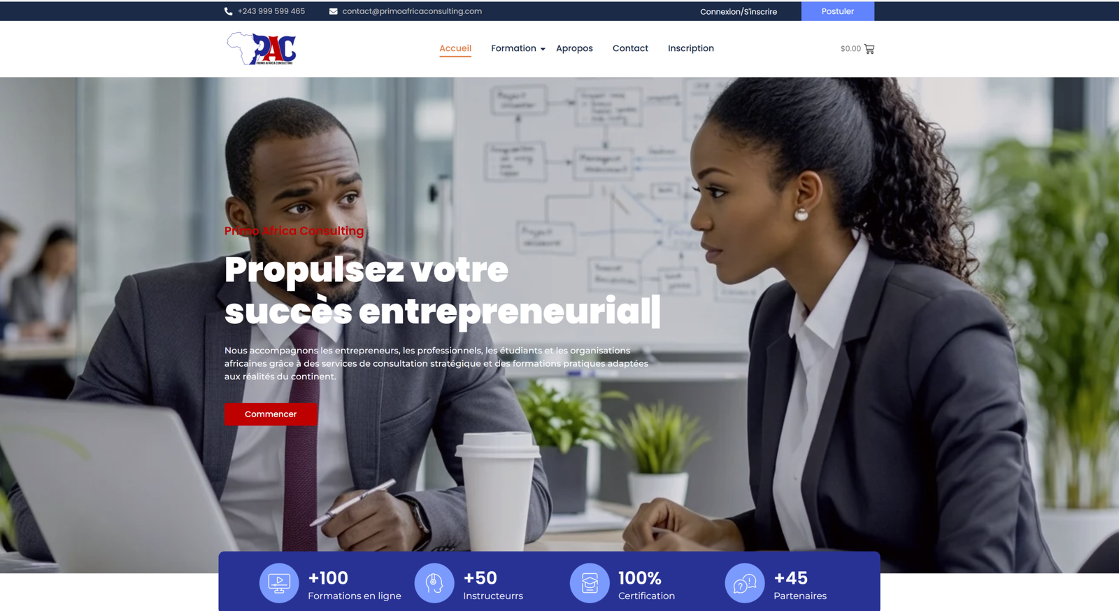 Accueil primo africa consulting